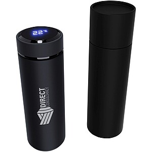SCX.design D10 insulated smart bottle, solid black