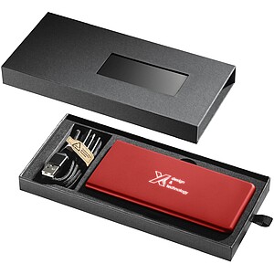 SCX.design P15 light-up 5000 mAh power bank, mid red