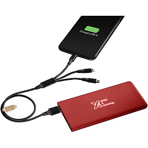 SCX.design P15 light-up 5000 mAh power bank, mid red