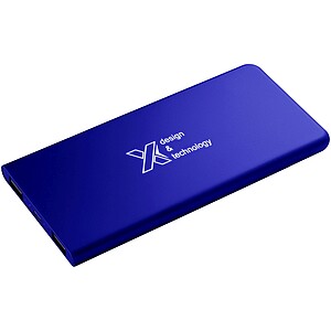 SCX.design P15 light-up 5000 mAh power bank, reflex blue