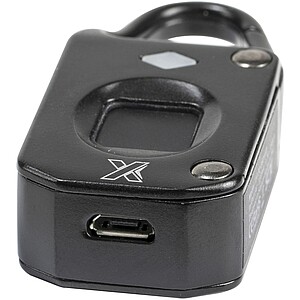 SCX.design T10 fingerprint padlock, solid black