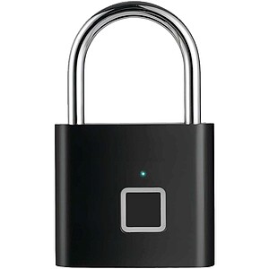 SCX.design T11 smart fingerprint padlock, solid black