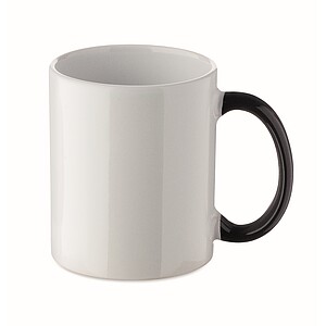 Seasonal ceramic mug 300ml, black/red