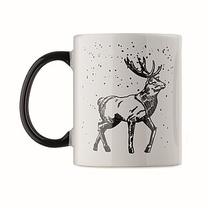Seasonal ceramic mug 300ml, black