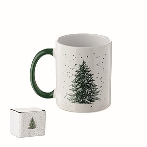 Seasonal ceramic mug 300ml, green