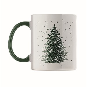 Seasonal ceramic mug 300ml, green