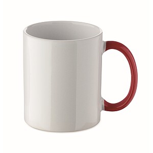 Seasonal ceramic mug 300ml, red