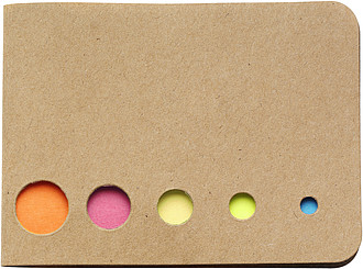 Self adhesive memosBrown