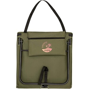 Serene beach lounger, forest green