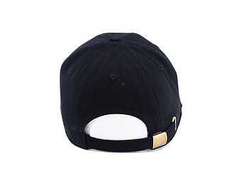 Šestipanelová kšiltovka se sandwich kšiltem, černá