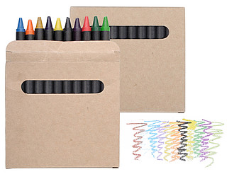 set of 12 crayons
