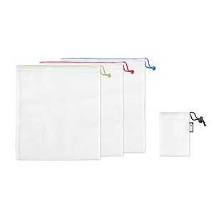 Set of 3 RPET fruit/food bags