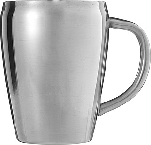 Set of two steel mugsSilver