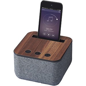 Shae Fabric w. Wood BT Speaker