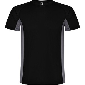 Shanghai short sleeve kids sports t-shirt, black, size 4