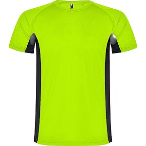 Shanghai short sleeve kids sports t-shirt, fluor green, size 12