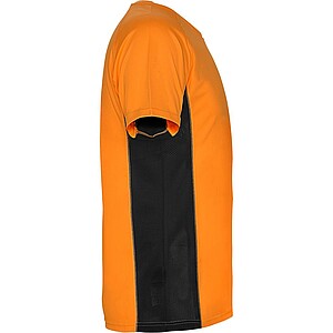 Shanghai short sleeve kids sports t-shirt, fluor orange, size 4