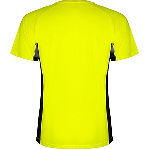Shanghai short sleeve kids sports t-shirt, fluor yellow, size 12