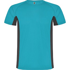 Shanghai short sleeve kids sports t-shirt, turquoise, size 12