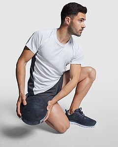 Shanghai short sleeve mens sports t-shirt, black, size S