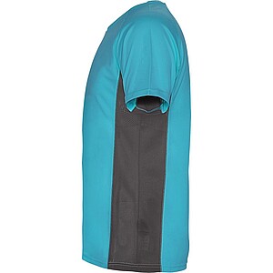 Shanghai short sleeve mens sports t-shirt, turquoise, size S