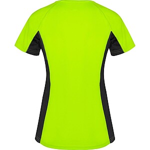 Shanghai short sleeve womens sports t-shirt, fluor green, size L