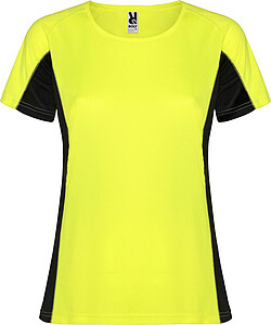 Shanghai short sleeve womens sports t-shirt, fluor orange, size M