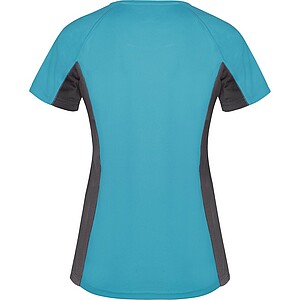 Shanghai short sleeve womens sports t-shirt, turquoise, size L