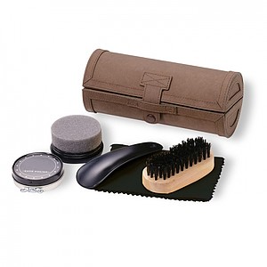 Shoe polish kit, brown