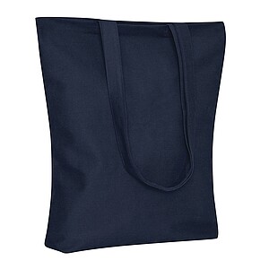 Shopper made of cotton twill, dark blue