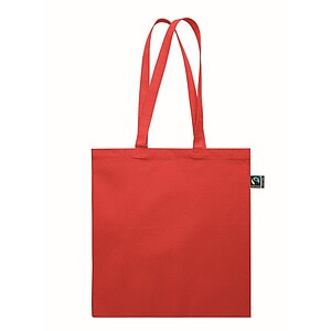 Shopping bag Fairtrade 180 gr, red