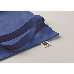 Shopping bag Fairtrade 180gr, royal blue