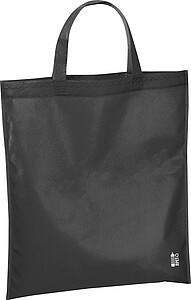 Shopping bag made of recycled non-woven, anthracite