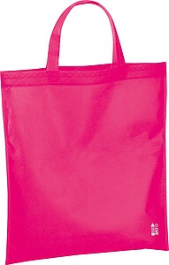 Shopping bag made of recycled non-woven, pink