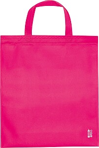 Shopping bag made of recycled non-woven, pink
