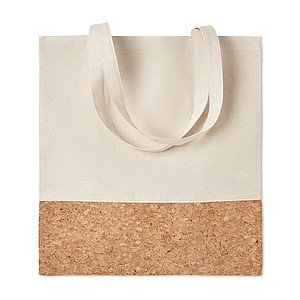 Shopping bag w/ cork details