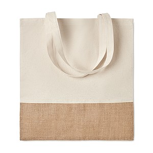 Shopping bag w/ jute details