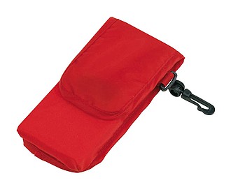 Shopping bag with long handles,colour red