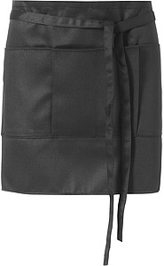 Short apron black