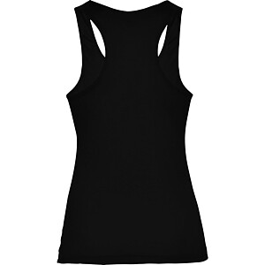 Shura womens sports vest, black, size S