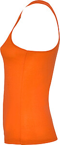 Shura womens sports vest, fluor orange, size M