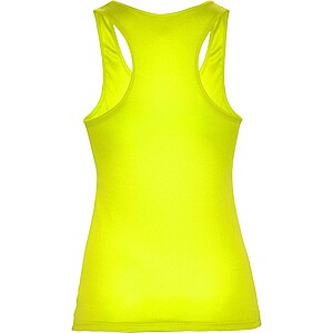 Shura womens sports vest, fluor yellow, size S