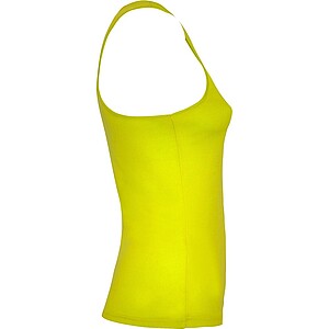 Shura womens sports vest, fluor yellow, size S