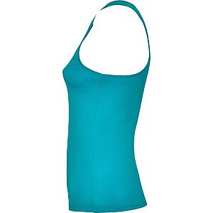 Shura womens sports vest, turquoise, size S