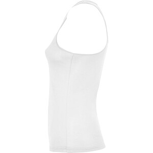 Shura womens sports vest, white, size S