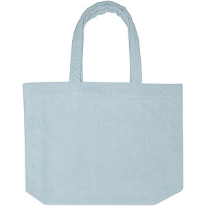 Siam GRS recycled terry beach tote bag 13L, cloud blue