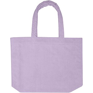 Siam GRS recycled terry beach tote bag 13L, lilac