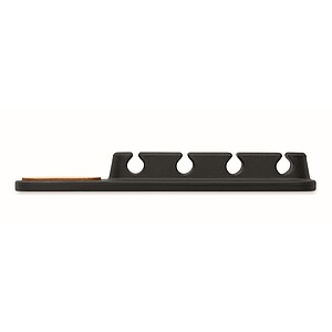 Silicone cable organiser, black