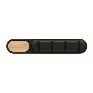 Silicone cable organiser, black