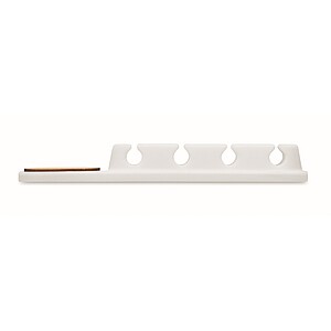 Silicone cable organiser, white